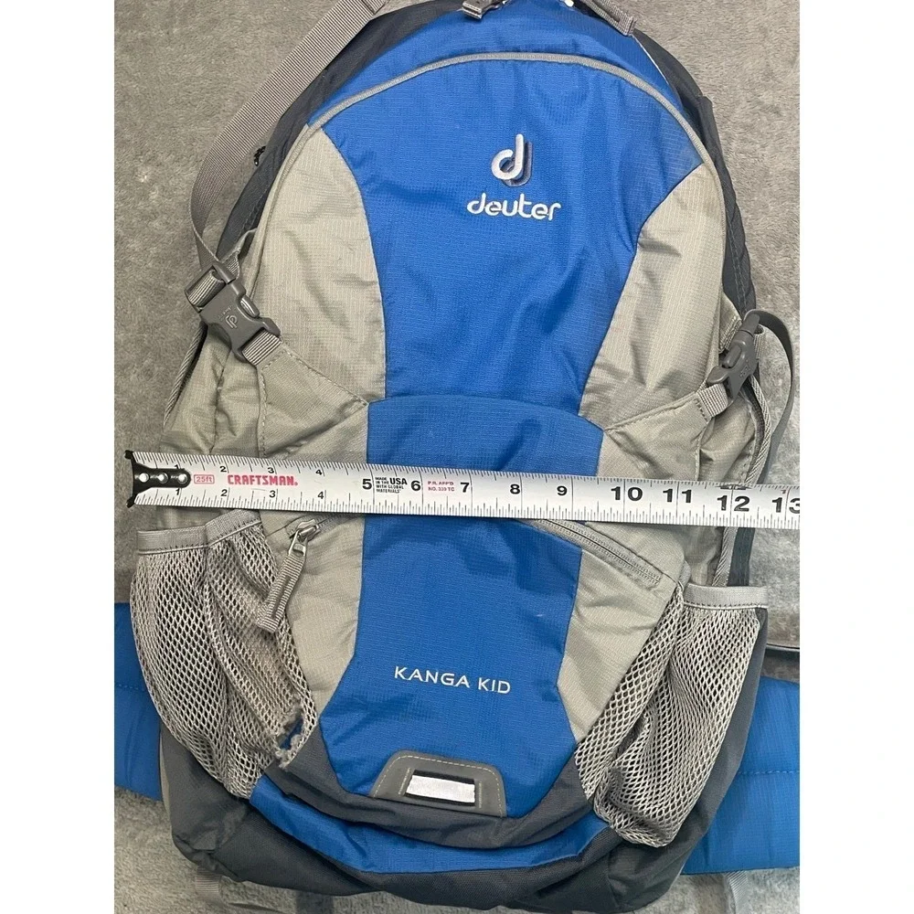Deuter Kanga Kid Child Carrier 20L Backpack Hiking Blue Grey Adjustable Straps